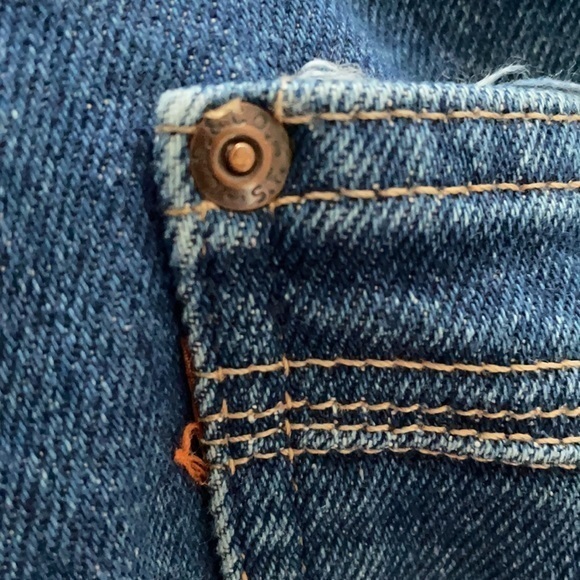 Vintage levis straight leg  blue made in USA 38 - Picture 14 of 14